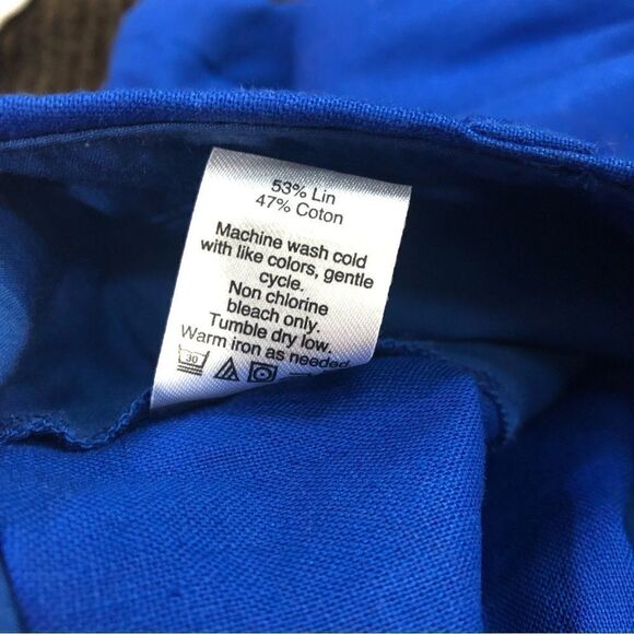 J. Crew Linen Cotton Scalloped Hem Shorts - Picture 5 of 5